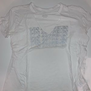 American Eagle tshirt with neckline cutout